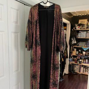Jennafer Grace sequin cocoon jacket - size s/m
